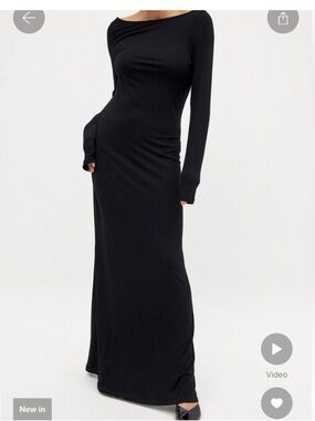 Na-Kd | Dresses | Fine Knitted Deep Back Maxi Dress | Poshmark